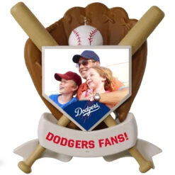 MLB Baseball Personalized Photo Ornament, Dodgers™ -Fashion Accessories Store MLB Baseball Personalized Photo Ornament Dodgers 2499QHE1913B8 03