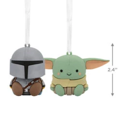 Better Together Star Wars: The Mandalorian™ And Grogu™ Magnetic Hallmark Ornaments, Set Of 2 -Fashion Accessories Store Mandalorian and Grogu Christmas Ornaments 3HCM2401 03
