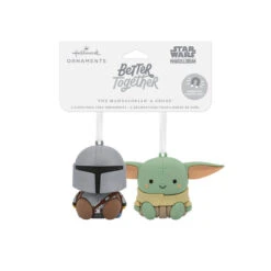 Better Together Star Wars: The Mandalorian™ And Grogu™ Magnetic Hallmark Ornaments, Set Of 2 -Fashion Accessories Store Mandalorian and Grogu Christmas Ornaments 3HCM2401 04