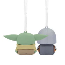 Better Together Star Wars: The Mandalorian™ And Grogu™ Magnetic Hallmark Ornaments, Set Of 2 -Fashion Accessories Store Mandalorian and Grogu Christmas Ornaments 3HCM2401 06