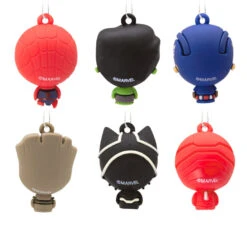 Mini Marvel Super Heroes Shatterproof Hallmark Ornaments, Set Of 6 -Fashion Accessories Store Marvel Super Heroes Miniature Christmas Ornaments Set of 6 2HCM9228 06