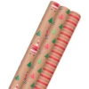 Hallmark Merry Kraft Prints 3-Pack Christmas Wrapping Paper, 90 Sq. Ft. -Fashion Accessories Store Merry Kraft Prints 3Pack Christmas Wrapping Paper 5JXW1050 01
