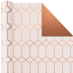 Hallmark Metallic Shimmer 3-Pack Reversible Wrapping Paper, 120 Sq. Ft. Total -Fashion Accessories Store Metallic Shimmer 3Pack Reversible Wrapping Paper 5EWR2435 05