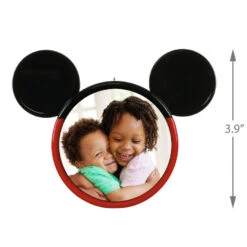 Hallmark Disney Mickey Mouse Ears Silhouette Personalized Photo Ornament -Fashion Accessories Store Mickey Mouse Ears Shape Personalized Photo Ornament 2499QHE1962B3 03
