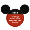 Hallmark Disney Mickey Mouse Ears Silhouette Text Personalized Ornament -Fashion Accessories Store Mickey Mouse Ears Shape Text Personalized Ornament 2499QHE1962B1 01