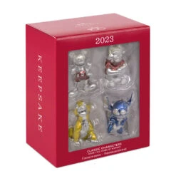 Hallmark Disney 100 Years Of Wonder Classic Characters Ornaments, Set Of 4 -Fashion Accessories Store Mickey Pooh Simba Stitch Keepsake Ornaments 5499QXD6767 07