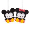 Better Together Disney Mickey And Minnie Magnetic Hallmark Ornaments, Set Of 2 -Fashion Accessories Store Mickey and Minnie Christmas Ornaments 3HCM2402 01