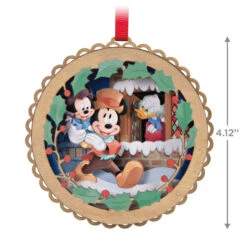 Hallmark Disney Mickey's Christmas Carol 40th Anniversary Papercraft Ornament -Fashion Accessories Store Mickeys Christmas Carol Characters Keepsake Ornament 1999QXD6669 03