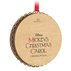 Hallmark Disney Mickey's Christmas Carol 40th Anniversary Papercraft Ornament -Fashion Accessories Store Mickeys Christmas Carol Characters Keepsake Ornament 1999QXD6669 06