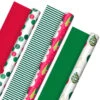 Hallmark Mod Holiday 3-Pack Reversible Wrapping Paper Assortment, 120 Sq. Ft. -Fashion Accessories Store Mod Holiday Assorted Reversible Wrapping Paper 5JXW1072 01