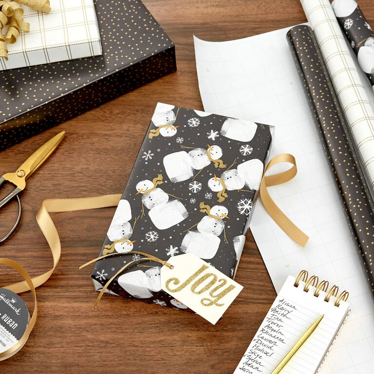 Hallmark Modern Holiday 3-Pack Wrapping Paper Assortment, 120 Sq. Ft. 4 Hallmark Modern Holiday 3-Pack Wrapping Paper Assortment, 120 Sq. Ft. - Image 2