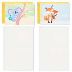 Hallmark Mom And Baby Animal Assortment Blank Thank-You Notes, Pack Of 48 -Fashion Accessories Store Mom and Baby Animal Assortment Blank ThankYou Notes 5STZ1134 03