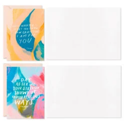 Hallmark Morgan Harper Nichols Booklet Of Assorted Blank Note Cards, Pack Of 12 -Fashion Accessories Store Morgan Harper Nichols Blank Note Cards in Booklet 3SOM1192 05