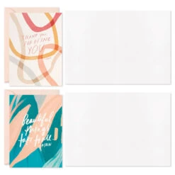 Hallmark Morgan Harper Nichols Booklet Of Assorted Blank Note Cards, Pack Of 12 -Fashion Accessories Store Morgan Harper Nichols Blank Note Cards in Booklet 3SOM1192 07