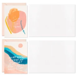 Hallmark Morgan Harper Nichols Booklet Of Assorted Blank Note Cards, Pack Of 12 -Fashion Accessories Store Morgan Harper Nichols Blank Note Cards in Booklet 3SOM1192 08
