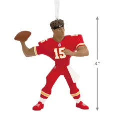 NFL Kansas City Chiefs Patrick Mahomes II Hallmark Ornament -Fashion Accessories Store NFL Kansas City Chiefs Patrick Mahomes II Christmas Ornament 1OSL1547 03