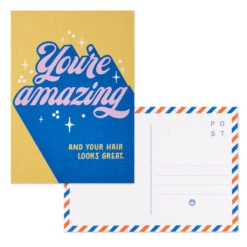 Hallmark Keep It Sunny Postcards, Book Of 10 -Fashion Accessories Store Orange and Blue Keep It Sunny Postcards 1SOM3857 03