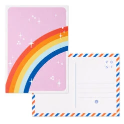 Hallmark Keep It Sunny Postcards, Book Of 10 -Fashion Accessories Store Orange and Blue Keep It Sunny Postcards 1SOM3857 04