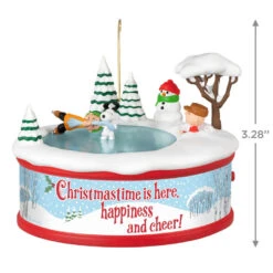 Hallmark The Peanuts® Gang Christmastime Is Here Musical Ornament With Motion -Fashion Accessories Store Peanuts Gang Ice Skating Keepsake Ornament 3999QXI7037 03