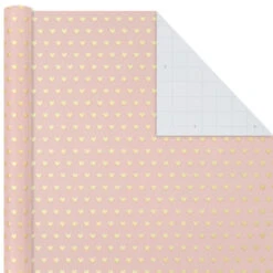 Hallmark Pink And Gray 3-Pack Wrapping Paper, 85 Sq. Ft. Total -Fashion Accessories Store Pink and Gray 2 Standard 1 Foil 3Pack Gift Wrap 5EWR6421 04