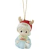 Precious Moments Baby's First Christmas Boy 2023 Ornament, 3" -Fashion Accessories Store Precious Moments Baby Boy 2023 Christmas Ornament 231006 01