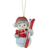 Precious Moments ‘Tis The Ski-Son To Be Jolly Ornament, 3.4" -Fashion Accessories Store Precious Moments Snowman With Skis Christmas Ornament 231016 01