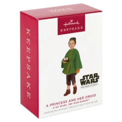 Hallmark Star Wars: Obi-Wan Kenobi™ A Princess And Her Droid Ornament -Fashion Accessories Store Princess Leia Girl and Droid Lola Keepsake Ornament 2199QXE3297 04