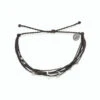 Pura Vida Black And Silver Celestial Malibu Bracelet -Fashion Accessories Store Pura Vida Celestial Malibu Bracelet in BlackSilver 10BRXX1562BLCK 01