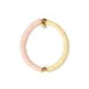 Pura Vida Darling Yellow And Peach Stretch Bracelet -Fashion Accessories Store Pura Vida Yellow and Peach Beaded Bracelet 37750RGOL 01