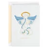 Hallmark Peace On Earth Angel Quilled Paper Handmade Christmas Card -Fashion Accessories Store Quilled Paper Peace Angel Handmade Christmas Card 1299IXC7334 01