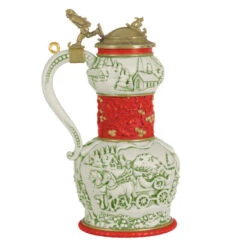 Hallmark Beer Stein Special Edition 2023 Ornament -Fashion Accessories Store Red Green and Gold Beer Stein Keepsake Ornament 1999QGO2807 06