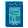 Hallmark 16" Retired And Admired Jumbo Retirement Card With Banner -Fashion Accessories Store Retired Admired Retirement Card 1299CBG3022 01