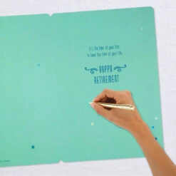 Hallmark 16" Retired And Admired Jumbo Retirement Card With Banner -Fashion Accessories Store Retired Admired Retirement Card 1299CBG3022 06