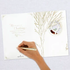 Hallmark Spirit Of Christmas Musical 3D Pop-Up Christmas Card With Light -Fashion Accessories Store Santa Shadow Box 3D PopUp Music Light Christmas Card 1099XOD4034 08