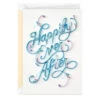 Hallmark Happily Ever After Quilled Paper Handmade Wedding Card -Fashion Accessories Store Script Letters Quilled Paper Handmade Wedding Card 1299LAD9615 01
