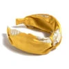 Shiraleah Knotted Yellow Fabric Headband -Fashion Accessories Store Shiraleah Knotted Yellow Fabric Headband 12BW057YE 01