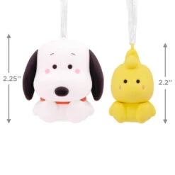 Better Together Snoopy And Woodstock Magnetic Hallmark Ornaments, Set Of 2 -Fashion Accessories Store Snoopy and Woodstock Christmas Ornaments 3HCM2133 03