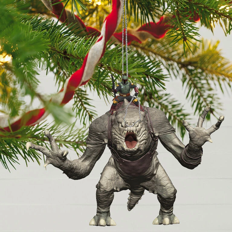 Hallmark Star Wars: The Book Of Boba Fett™ Riding Into The Battle Ornament 4 Hallmark Star Wars: The Book Of Boba Fett™ Riding Into The Battle Ornament - Image 2