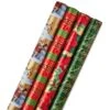 Hallmark Traditional Christmas 4-Pack Reversible Wrapping Paper Rolls, 150 Sq. Ft. 1 Hallmark Traditional Christmas 4-Pack Reversible Wrapping Paper Rolls, 150 Sq. Ft. -Fashion Accessories Store Traditional Christmas 4Pack Reversible Wrapping Paper Rolls 150 sq ft root 5JXW1738 JXW1738 1470 1.jpg Source Image