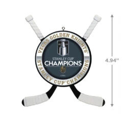 Hallmark NHL® Vegas Golden Knights® 2023 Stanley Cup® Champions Hockey Ornament -Fashion Accessories Store Vegas Golden Knights Stanley Cup Keepsake Ornament 2499QHR1263 03