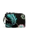 Vera Bradley Clip & Zip Mini Pouch In Island Garden -Fashion Accessories Store Vera Bradley Black Floral Print Wristlet Pouch 3689110889 01