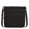 Vera Bradley Triple Zip Hipster In Classic Black