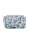 Vera Bradley RFID All-in-One Crossbody Purse In Perennials Gray -Fashion Accessories Store Vera Bradley GrayNavy Floral Print Crossbody Purse 2845515290 01