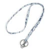 Vera Bradley Lanyard In Perennials Gray -Fashion Accessories Store Vera Bradley GrayNavy Floral Print Lanyard 2814515290 01