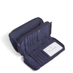 Vera Bradley RFID All-in-One Crossbody In Classic Navy -Fashion Accessories Store Vera Bradley Navy Blue Crossbody Purse 26953219 03