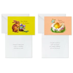 Hallmark Vintage Bunnies And Chicks Boxed Easter Cards, Pack Of 24 13 Hallmark Vintage Bunnies And Chicks Boxed Easter Cards, Pack Of 24 -Fashion Accessories Store Vintage Easter Bunnies Chicks Boxed Easter Cards 5STZ1131 04