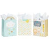 Hallmark 13" Welcome Baby 3-Pack Assorted Gift Bags With Tissue 2 Hallmark 13" Welcome Baby 3-Pack Assorted Gift Bags With Tissue -Fashion Accessories Store Welcome Baby 3Pack Assorted Large Gift Bags Tissue 5EGB6421 01