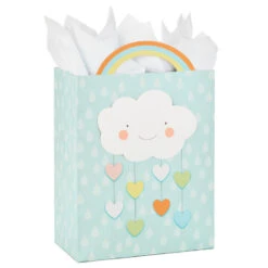 Hallmark 13" Welcome Baby 3-Pack Assorted Gift Bags With Tissue -Fashion Accessories Store Welcome Baby 3Pack Assorted Large Gift Bags Tissue 5EGB6421 05