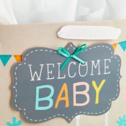 Hallmark 13" Welcome Baby 3-Pack Assorted Gift Bags With Tissue -Fashion Accessories Store Welcome Baby 3Pack Assorted Large Gift Bags Tissue 5EGB6421 08