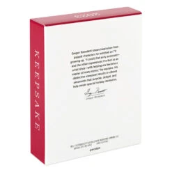 Hallmark Snowflake 2023 Porcelain Ornament -Fashion Accessories Store White Blue and Silver Snowflake Keepsake Ornament 1999QGO2957 05